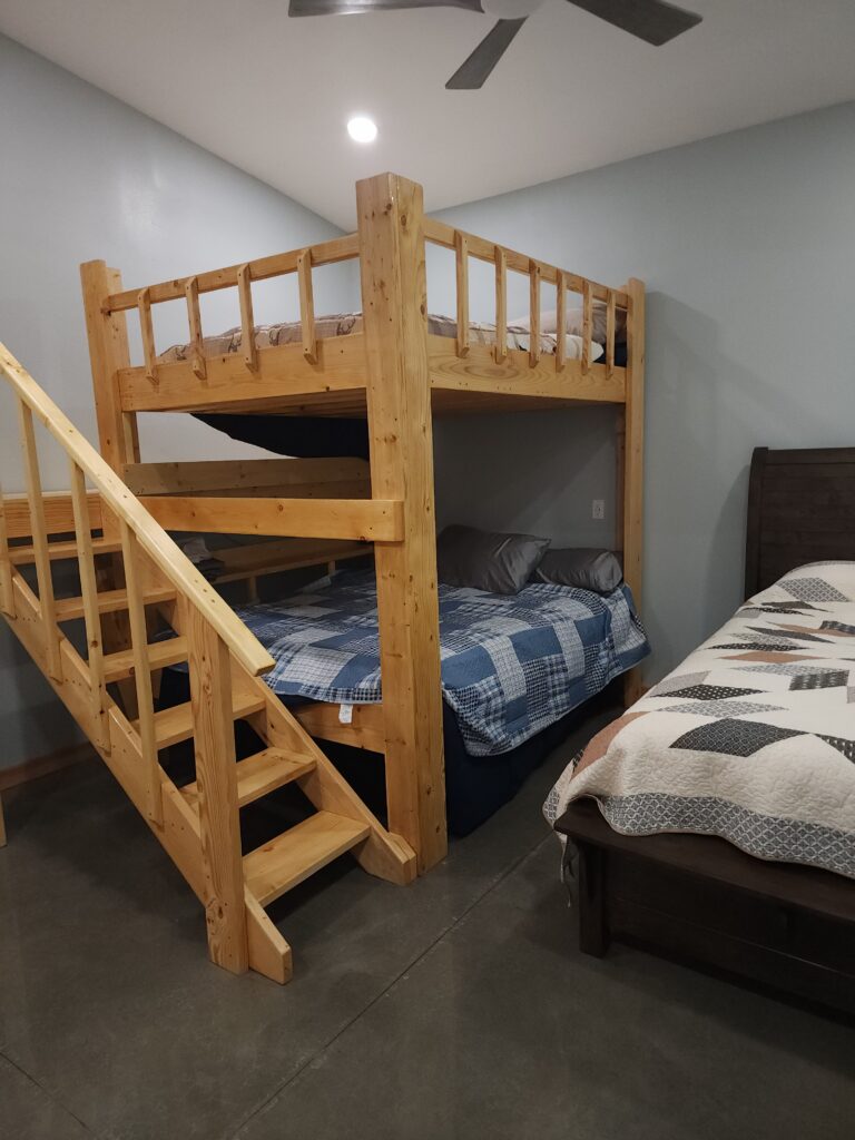 Walk-up loft bed in the Main Lodge