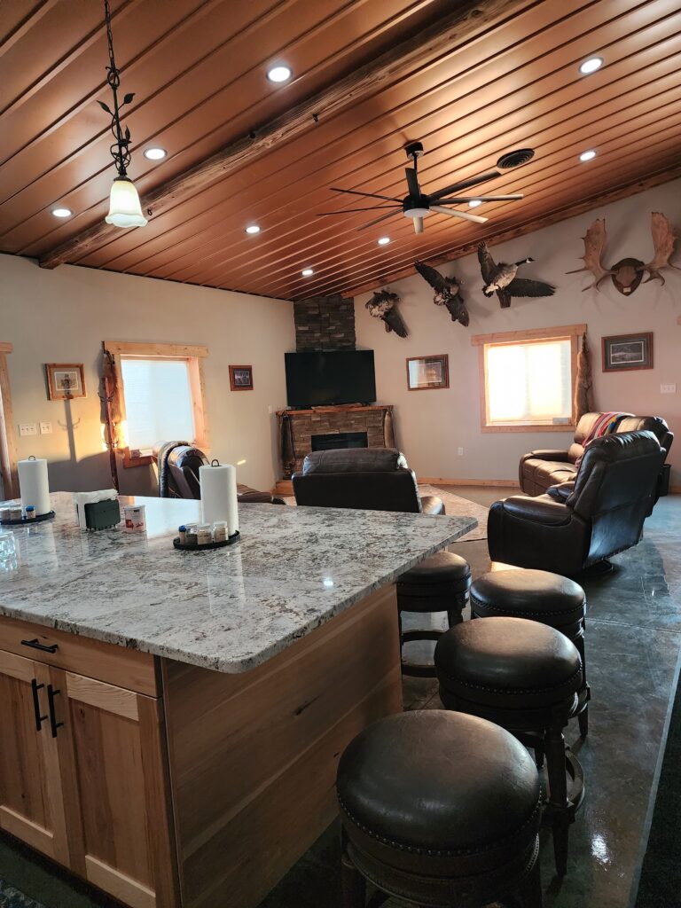 Relax after the hunt in the Main Lodge.